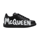 Aexander Mcqueen Oversized Graffiti - Black White