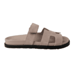 Hermes Chypre Sandal - Pink Suede