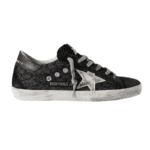 Baskets Superstar Paillettes Noir Argenté, Exclusivité Lulli