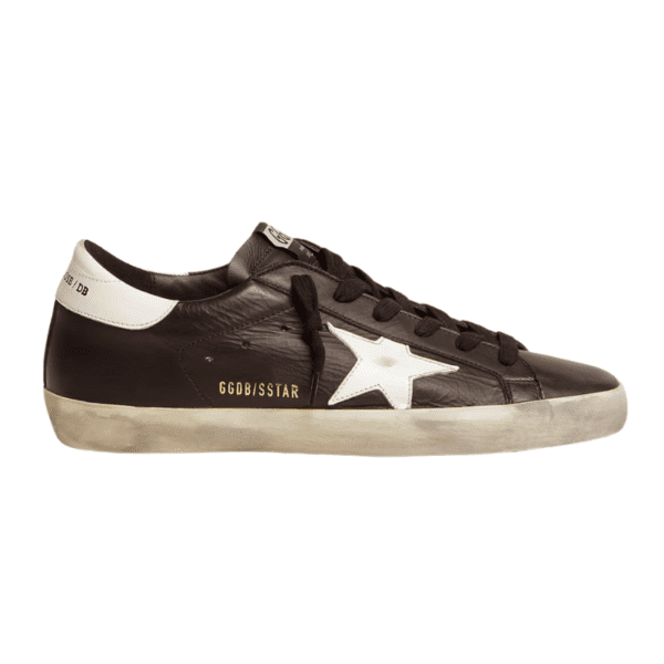 Golden Goose Super-Star - Black White Leather
