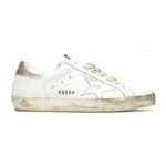 Golden Goose Super-Star - White Gold Sparkle