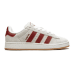 Campus 00s "Crystal White/Preloved Ruby" sneakers