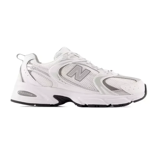 New Balance 530 – White Silver Metallic
