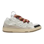 Lanvin ‘Curb’ suede and leather Sneakers in Navy
