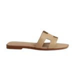 Hermes Oran Sandal Beige/Lin