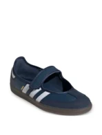 Adidas Samba Jane Shoes Crew Navy / Cloud White / Gold Metallic - Image 4