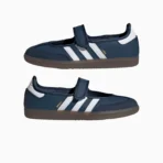 Adidas Samba Jane Shoes Crew Navy / Cloud White / Gold Metallic