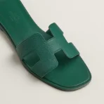 Hermès Oran sandal 'Vert Oyat' - Image 3