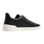 Zegna Navy Blue Deerskin Triple Stitch - Image 3