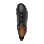 Zegna Triple Stitch low-top black sneakers - Image 4