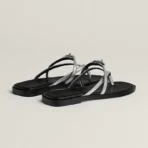 Hermès Miss sandal 'Gris Argenté' - Image 4