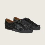 Golden Goose True-Star in black suede with Swarovski crystals and black leather star(Women's) - Image 2