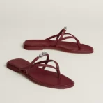 Hermès Miss sandal 'Rouge H' - Image 2