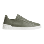 Zegna Triple Stitch Suede Sneakers
