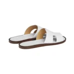 Hermes Izmir Sandal Blanc Smooth Calfskin Leather - Image 3