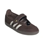 Adidas Samba Jane Mary Jane Shoes Brown Jade White - Image 3
