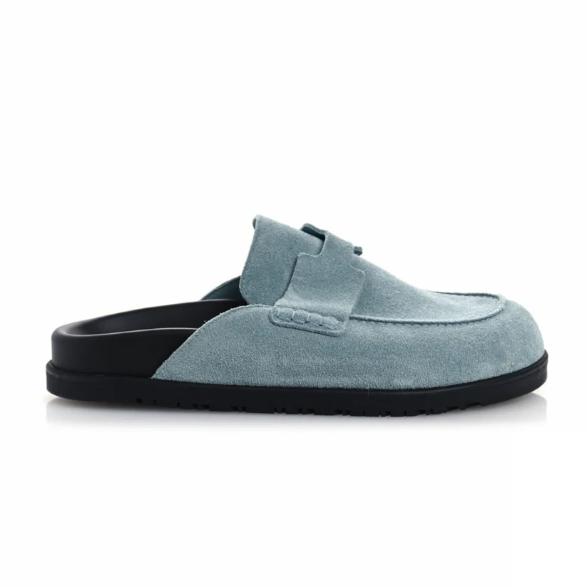 5CCE6718-F406-4DC6-8B74-79C03909C6D1.webp Hermès Go mule 'Light Blue' - Image 1