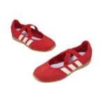 Adidas Barreda Mary Jane Better Scarlet Off White ballet falts - Image 3