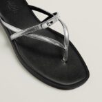 Hermès Miss sandal 'Gris Argenté' - Image 3