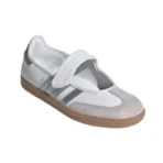 Adidas Samba Jane White Silver Metallic Gum - Image 3
