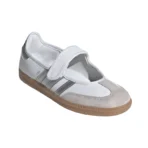 Adidas Samba Jane White Silver Metallic Gum - Image 3