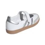 Adidas Samba Jane White Silver Metallic Gum - Image 4