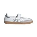 Adidas Samba Jane White Silver Metallic Gum
