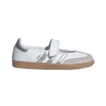 Adidas Samba Jane White Silver Metallic Gum