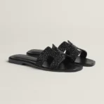 Hermès Oran sandal 'Noir' - Image 3