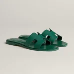Hermès Oran sandal 'Vert Oyat' - Image 2
